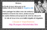 La carte de visite d'Angie's Rainbow par Gersouille