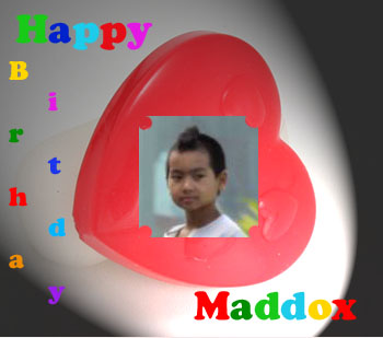 Anniversaire Maddox