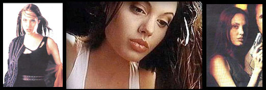 Angelina Jolie banner Angie's Rainbow Cyborg