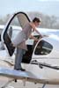 Angelina Jolie en avion