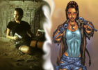 Angelina Jolie & Lara Croft par Maggie
