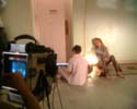 Angelina Jolie sur le tournage d'Une Vie Vol&eacute;e