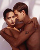 Angelina Jolie & Jonny Lee Miller by Jeff Dunas