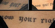 Angelina Jolie tatouage Know your rights