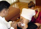 Angelina Jolie tatouage tigre